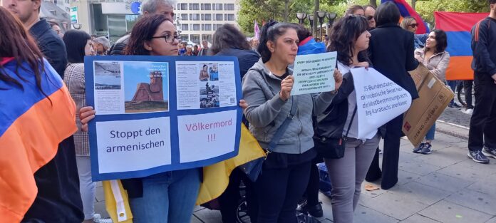 Frankfurt Demonstration Supports Artsakh