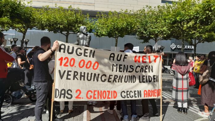 Armenians in Germany Hold Rallies in Support of Artsakh