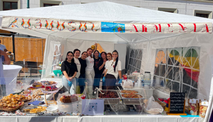 The Armenian-style buffet